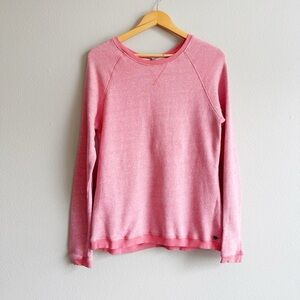 Sweaty Betty Pink Open Racerback Pullover Crew Sweatshirt Size Large
